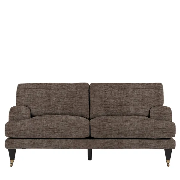 Celine Shadow Fabric 3 Seater Standard Sofa with Pea Arm