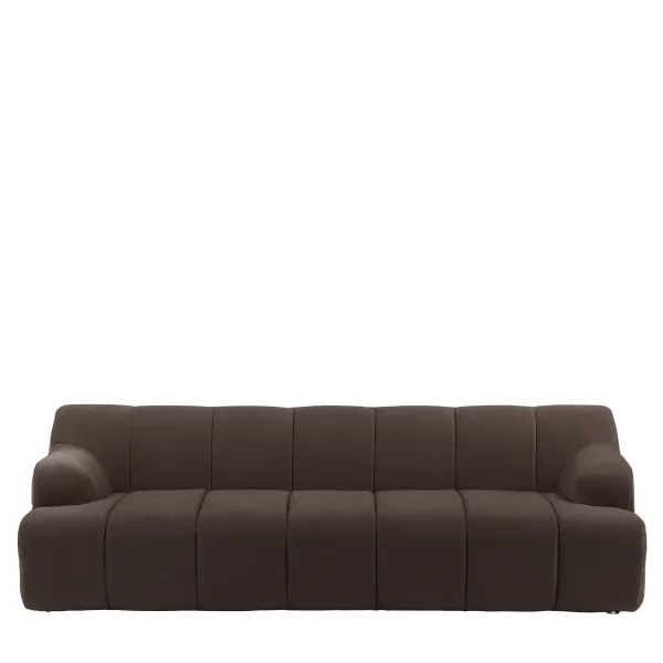 Verona Moody Fabric Retro 3 Seater Sofa Standard Back