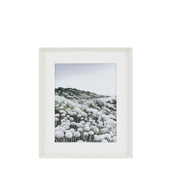 White and Wild Flowers I Framed Art