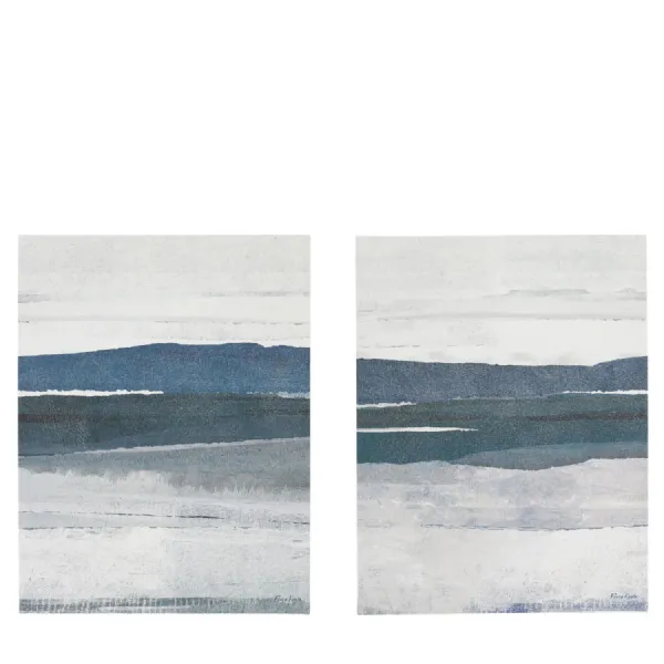Calm and Collected Framed Canvas Set of 2