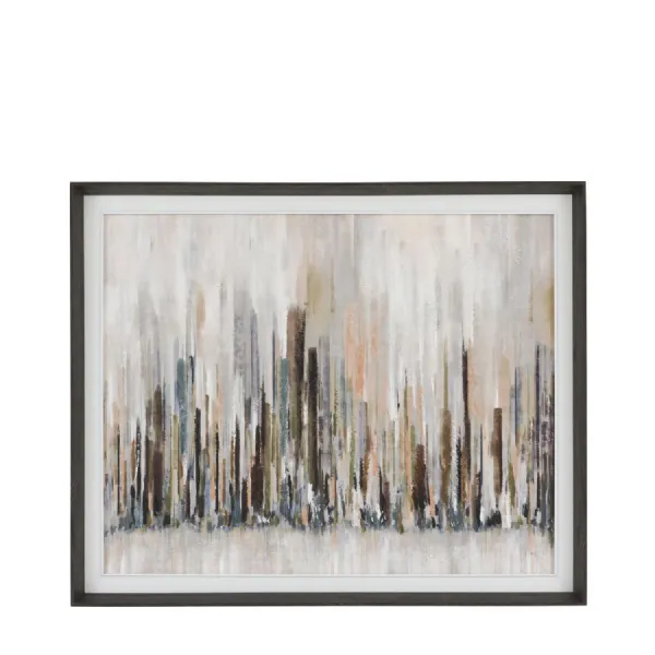 Urban Silence Framed Canvas