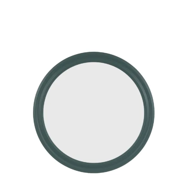 Glass Size mm 760 x 760mm Round Mirror Green Large