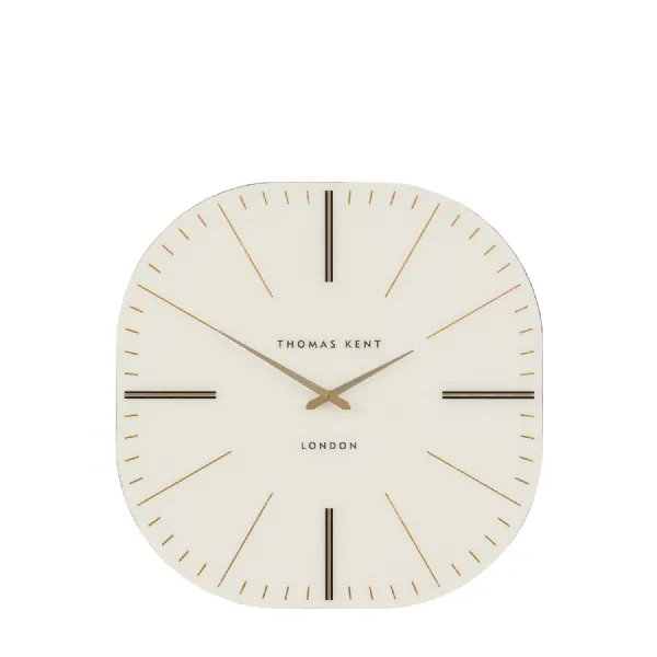 Egrit White Wall Clock Snow White 22 inches