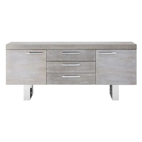 Ulmus Elm Wood Contemporary Sideboard