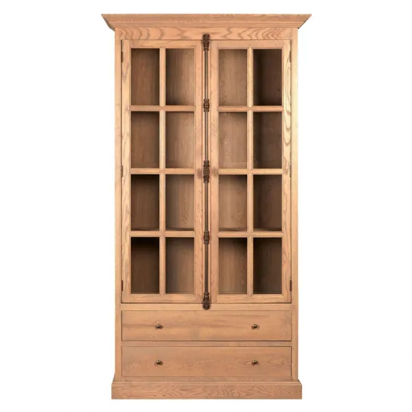 Lyon American Oak Two Drawer Cabinet