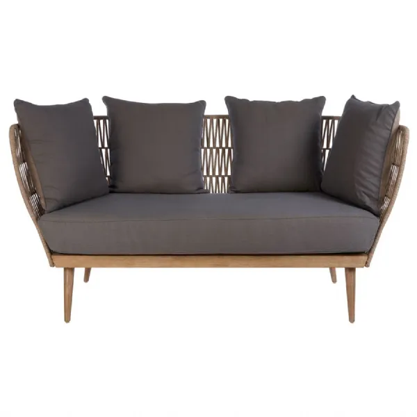 Opus Grey Two Seat Conservatory Sofa