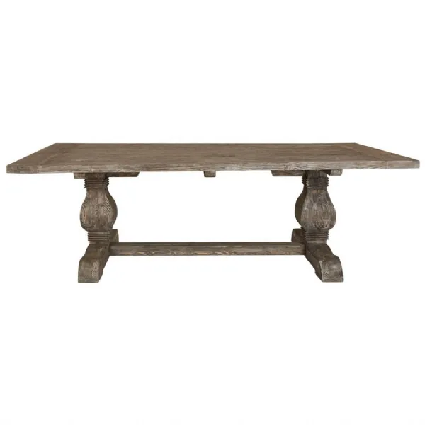 Lovina Rustic Pine Wood Dining Table
