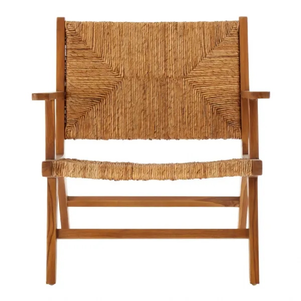 Natural Wood Armchair