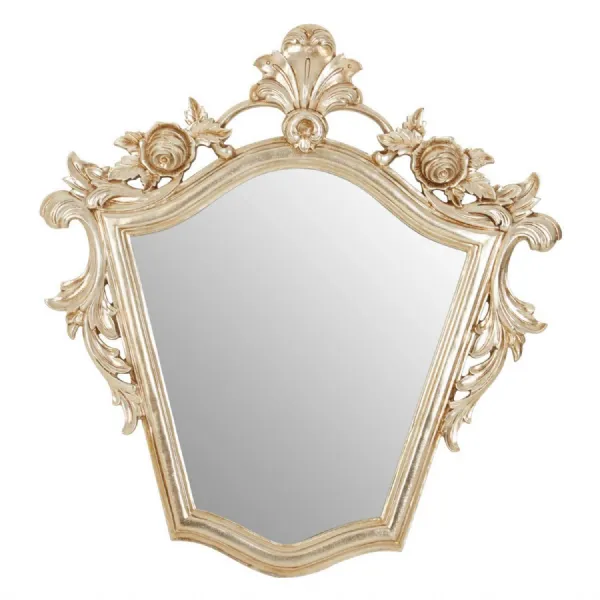 Reflective Champagne Accent Piece Wall Mirror