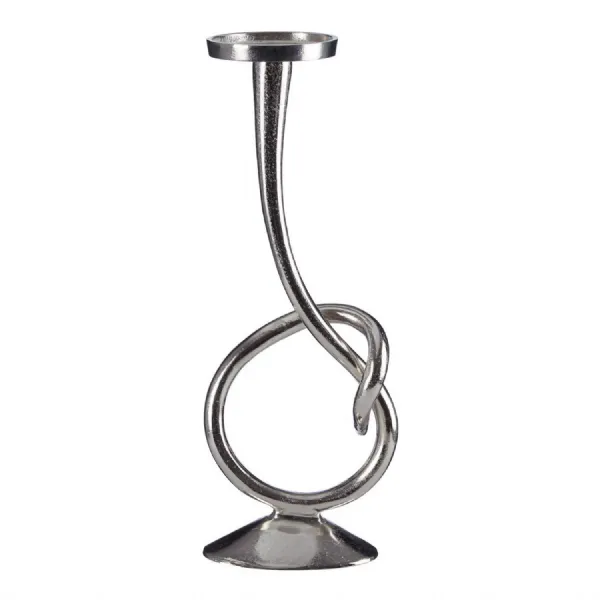 Stylish Fifty Five South Twist Nickel Candle Holder