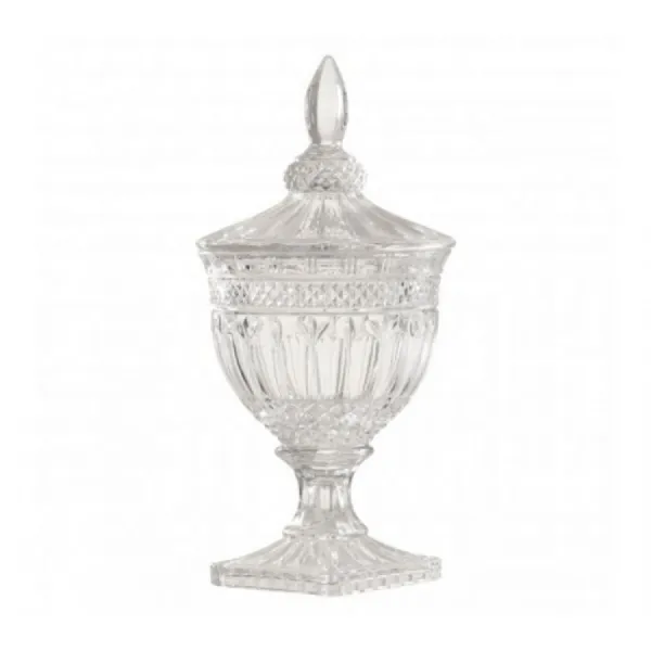 Large Decorative Glass Sweetie Jar