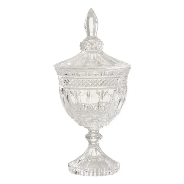 Decorative Victorian Style Glass Sweetie Jar
