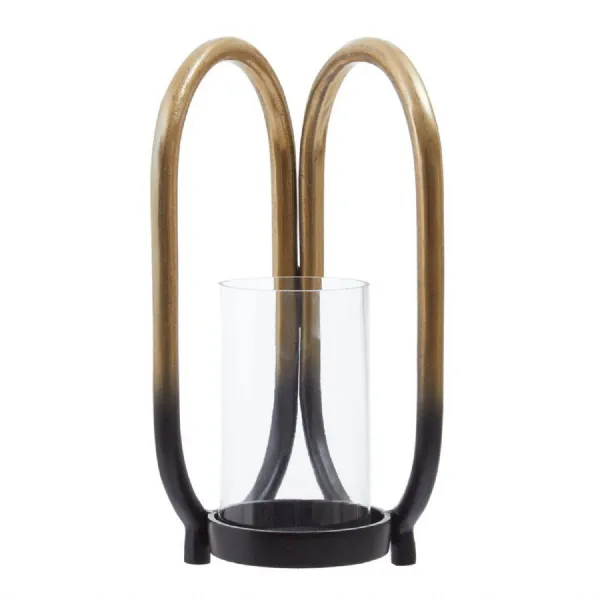 Industrial Oblong Structure Small Candle Holder