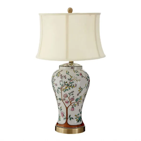 Oriental Ceramic Vase Style Table Lamp