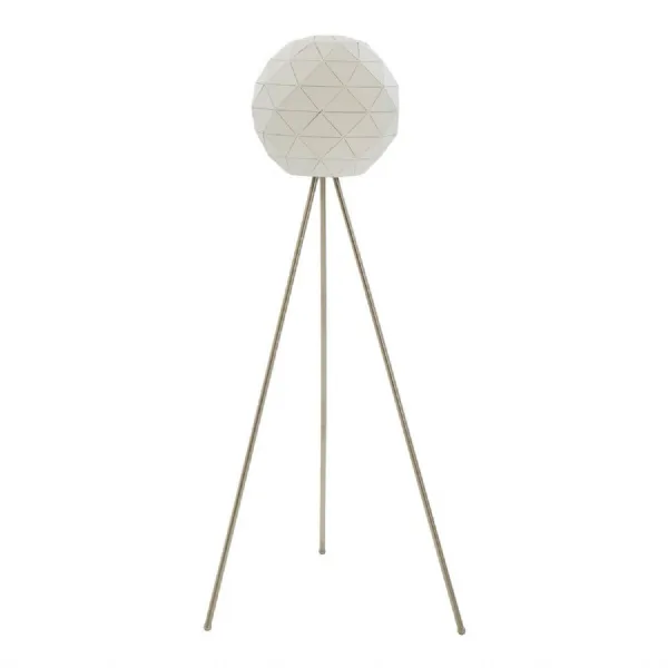 Mateo White Finish Floor Lamp