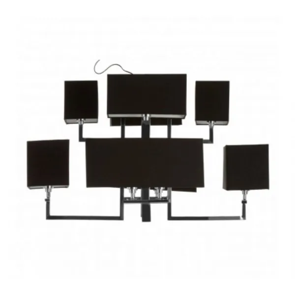 Modern Square Shaded Chandelier