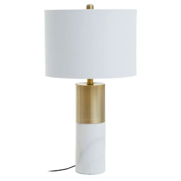 Contemporary Luxe Marble Base Versatile Table Lamp