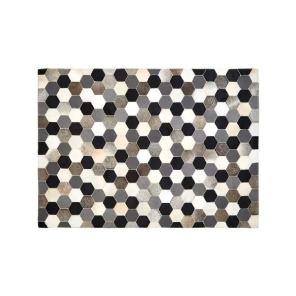 Small Hexagon Patchwork Rug