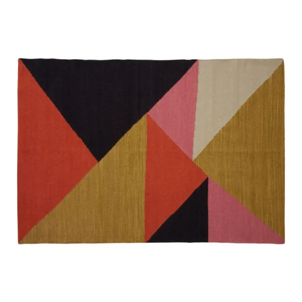 Abstract Triangular Design Rug