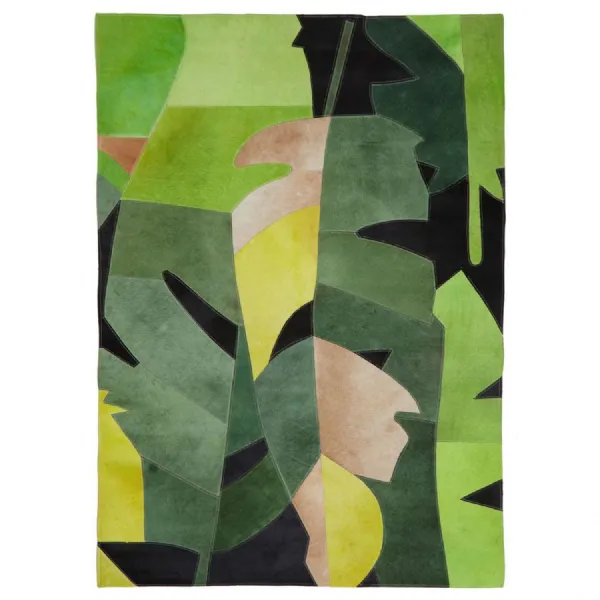 Large Botanical Print Rug