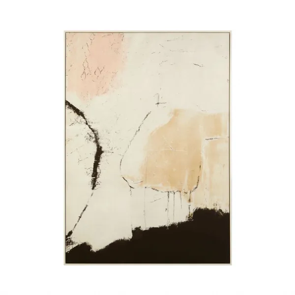 Abstract Natural Tones Classic Canvas