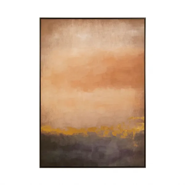 Morning Glory Mauve Canvas Artwork