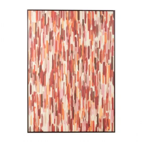 Abstract Earthy Tones Textured Canvas