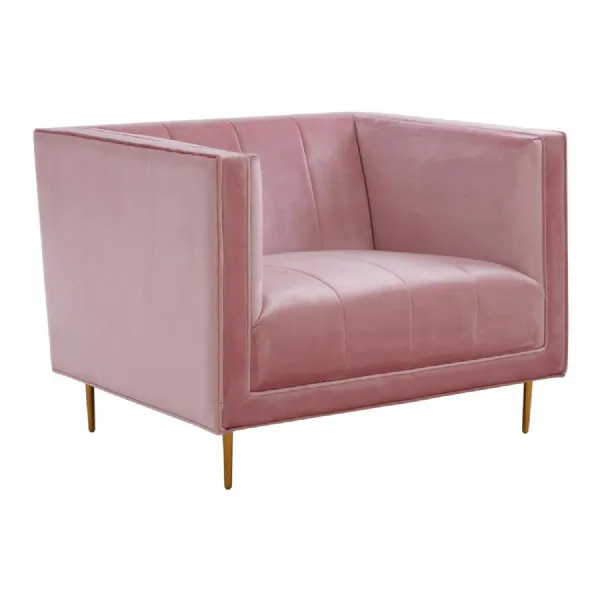 Classic Sophisticated Pink Armchair