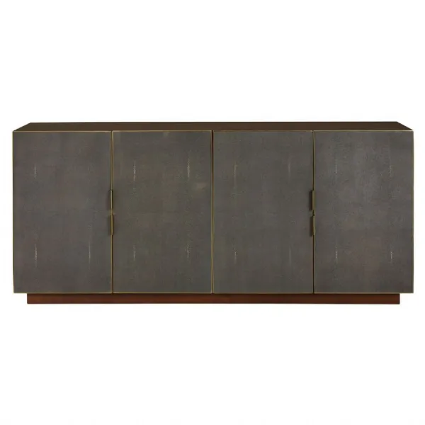 Kempton Shagreen Brass Trim Sideboard
