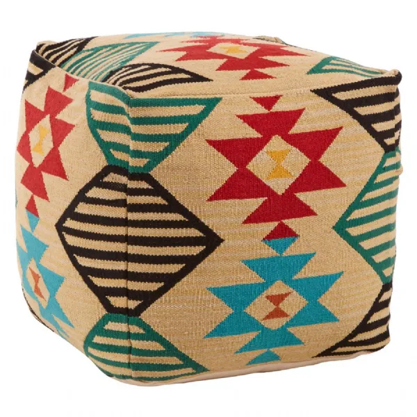 Cube Tribal Footstool