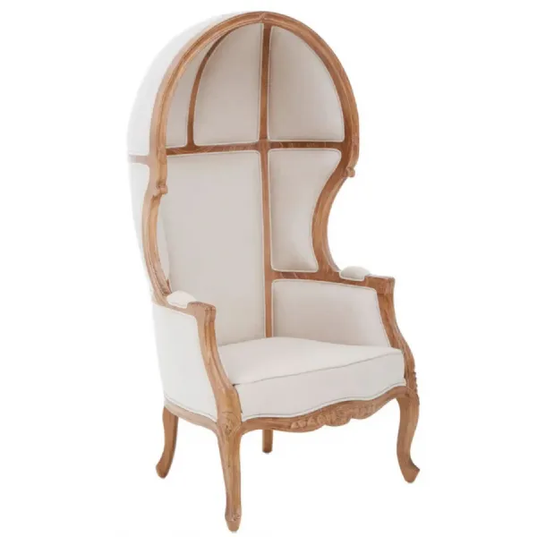 Luxe Cream Domed Chair