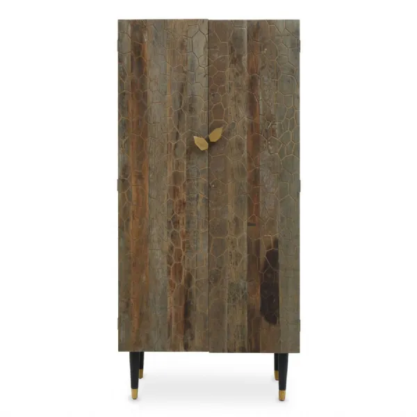 Malay Recycled Elm Wood Tall Cabinet