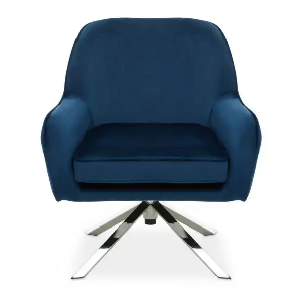 Avery Midnight Velvet Chair