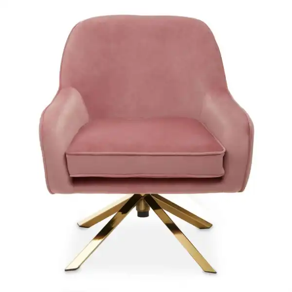 Avery Pink Velvet Chair