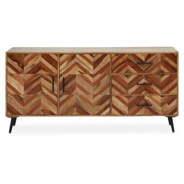Boho Two Door Mango Wood Sideboard