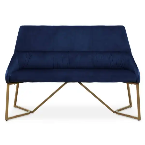 Vieste Midnight Velvet Bench