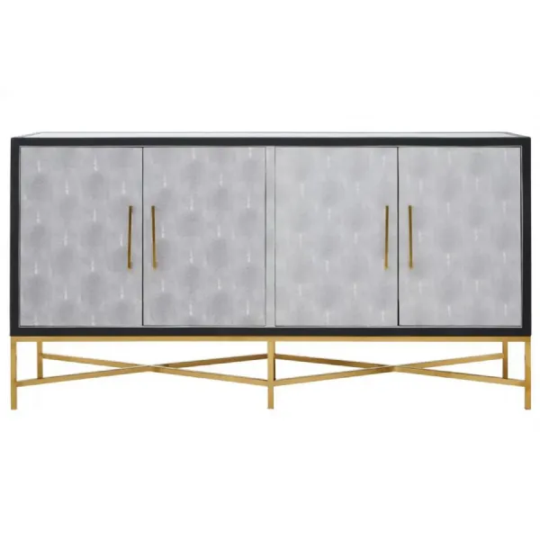 Cadiz Grey Shagreen Sideboard