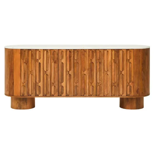 Mango Wood Torcino Sideboard
