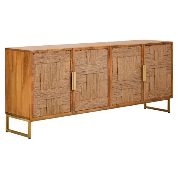 Faux Rope Mango Sideboard