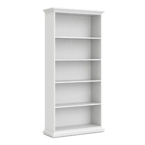 Paris Tall Bookcase in White