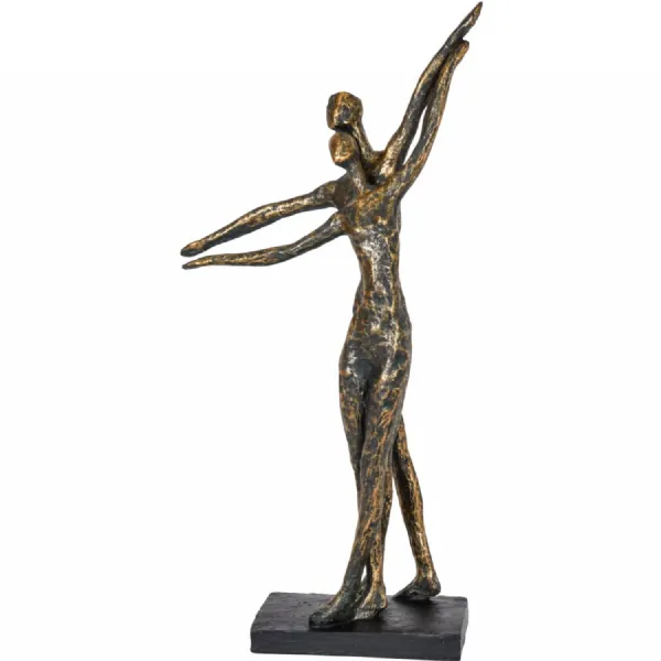 Celebrating Bronze Resin Standing Couple