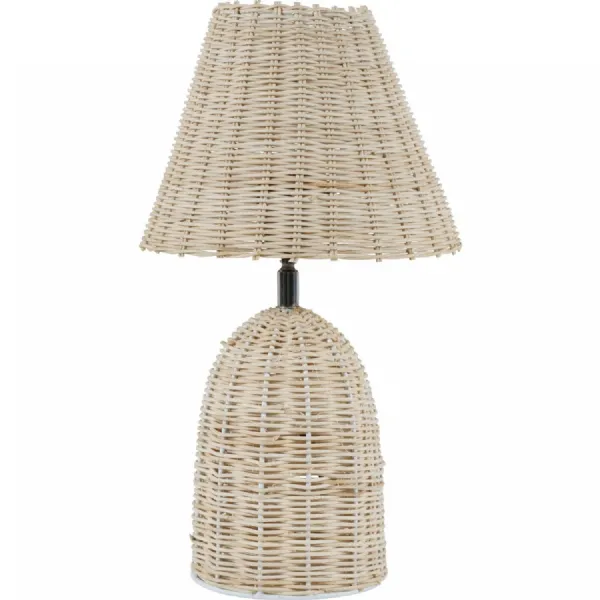 Mini Rattan Lamp Base and Shade