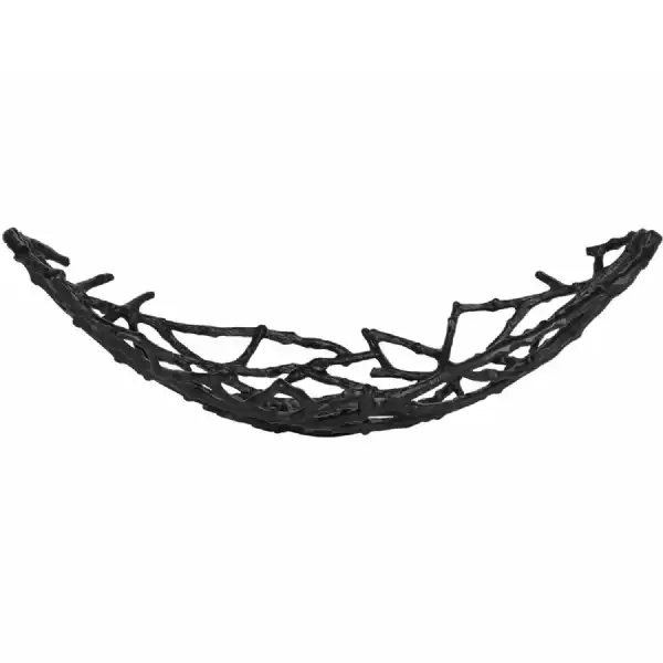 Twig Oval Bowl Black Small