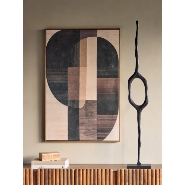 Blackish Bronze Aluminium Large Abstract Sculpture
