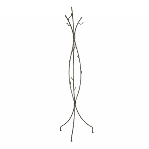 Black Metal Multi Branch Design Coat Rack 175cm
