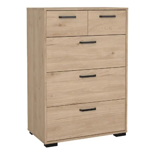 Sofia Chest 3 + 2 Drawers Jackson Hickory