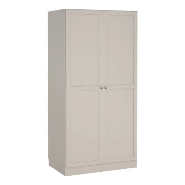 Brande Wardrobe with 2 Frame Doors in Cashmere