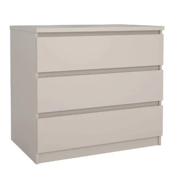 Naia Chest of 3 Drawers in Cashmere