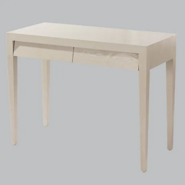 Ceramic Grey Wooden 2 Drawer Dressing Table