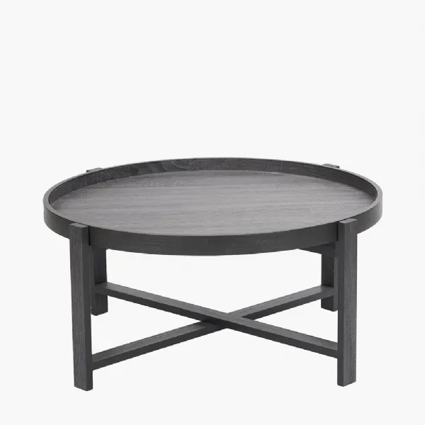 Marmara Dark Grey Oak Veneer Coffee Table